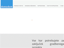 Tablet Screenshot of domodom.si